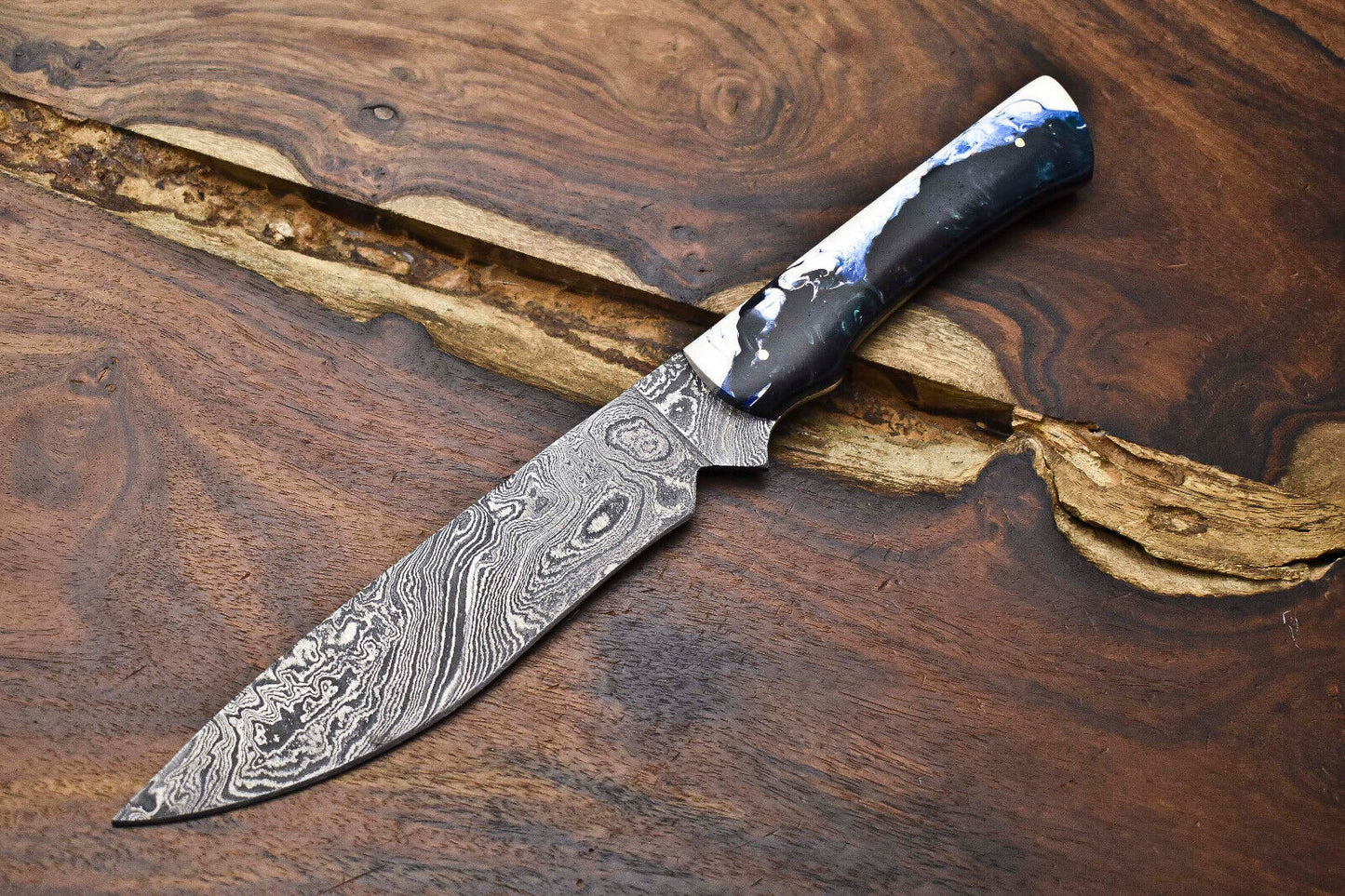 11.0" Handmade Damascus Steel Kitchen Chef Knife | Full Tang Blade