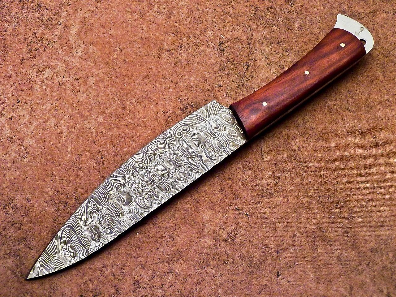12" Chef Knife Damascus Blade Kitchen Knife, Hunting Knife