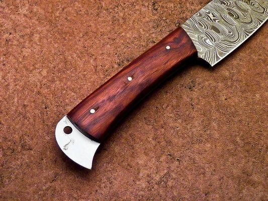 12" Chef Knife Damascus Blade Kitchen Knife, Hunting Knife