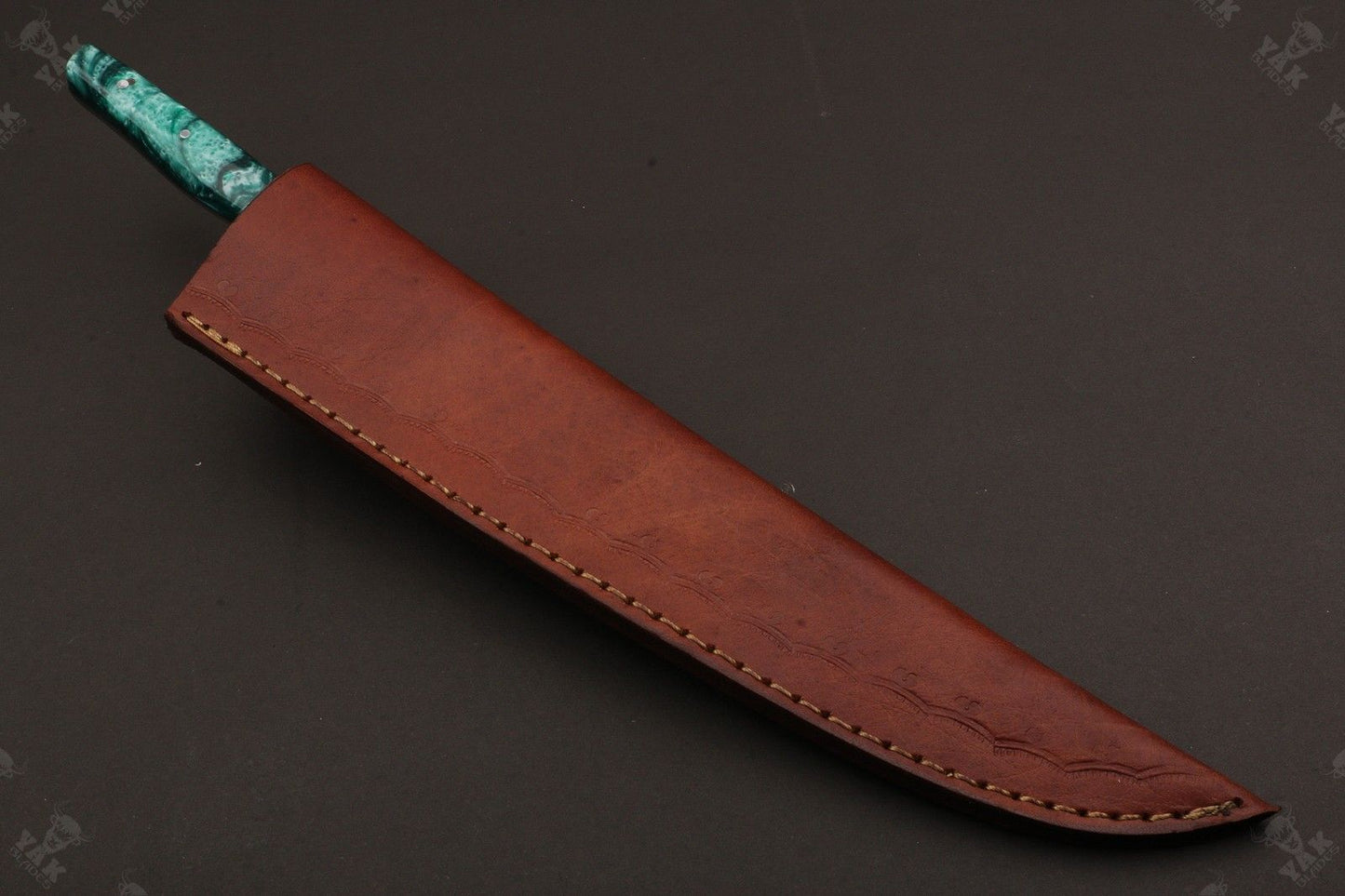 14" Custom Handmade D2 Steel Best Fillet Knife Fish Fillet Knife With Resin Handle