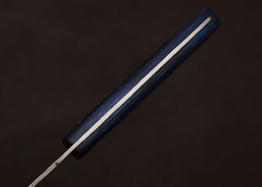 Custom Forged Damascus Steel 12" Chef Knife | Handmade Outdoor & Kitchen Knife with Pakka Wood Handle