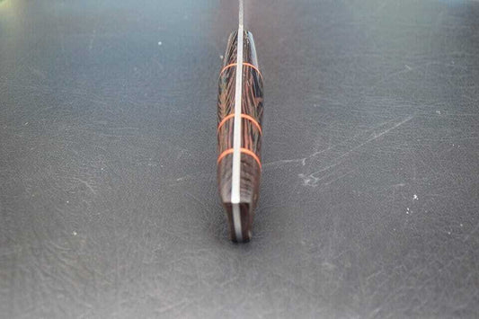 Damascus Handmade Beautiful Kitchen Chef Knife with Leather Sheath