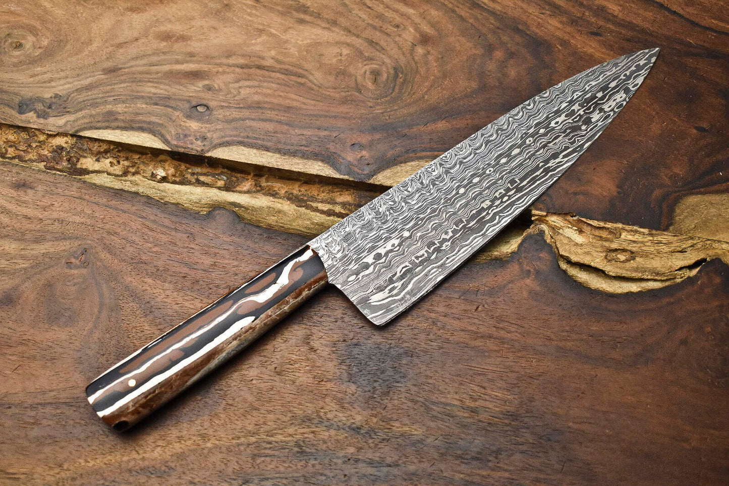 13" Handmade Damascus Steel Kitchen Chef Knife