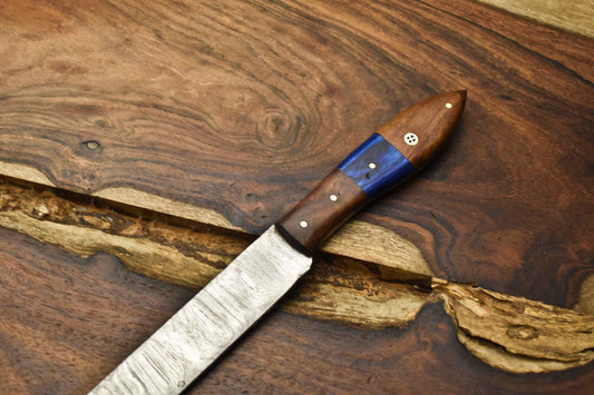 13.0" Handmade Damascus Steel Kitchen Chef Knife – Full Tang