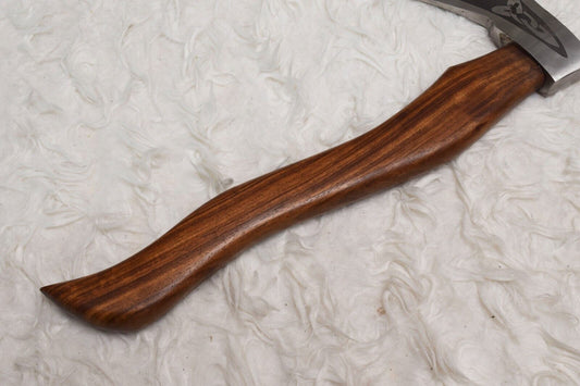 Hand Forged Viking Bearded Hammer Axe | Handmade Carbon Steel Hatchet 16"