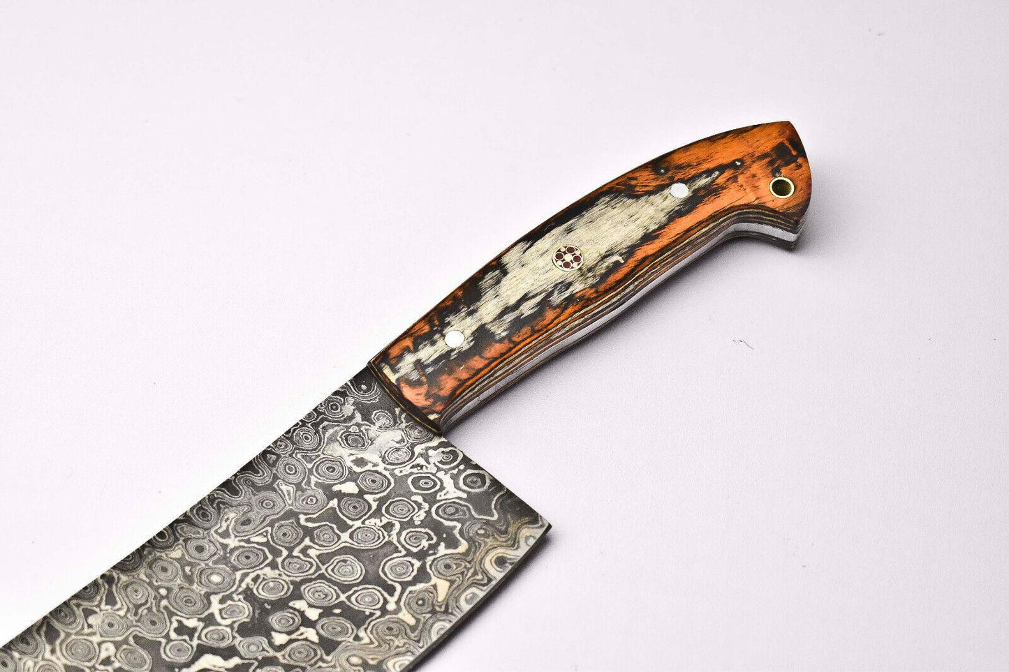 11" Handmade Damascus Blade Full Tang Chopper Chef Knife