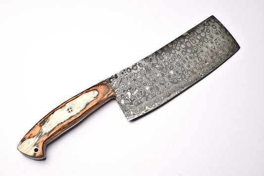 11" Handmade Damascus Blade Full Tang Chopper Chef Knife