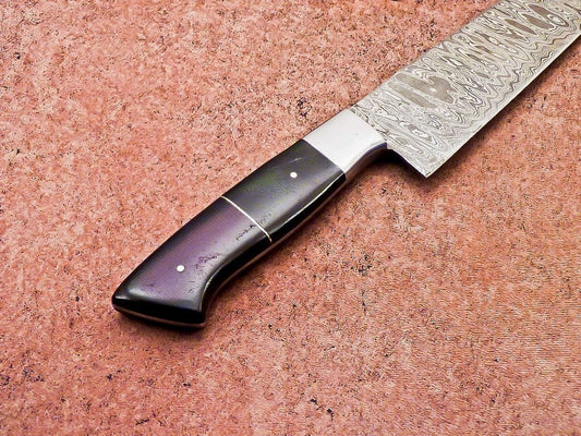 13" Professional Chef Knife Damascus Blade Kitchen Knife Resin Handle