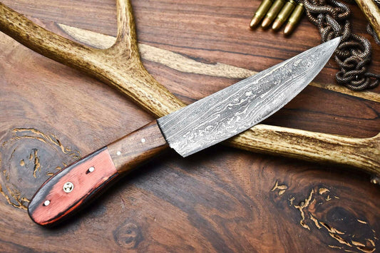 Hand Forged Damascus Steel Chef Knife – Full Tang, Handmade Kitchen Blade