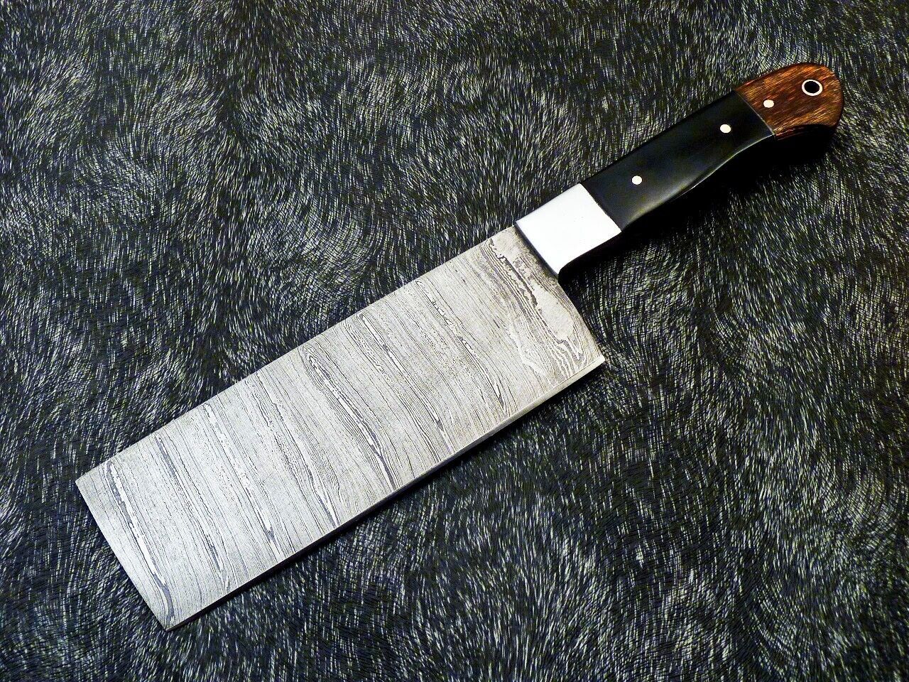 11" Handmade Professional Damascus Chef Chopper Knife with Hardwood Handle