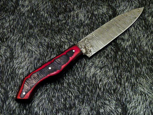 10.0" Handmade Damascus Steel Chef Knife – Professional Kitchen Blade with Hardwood Handle