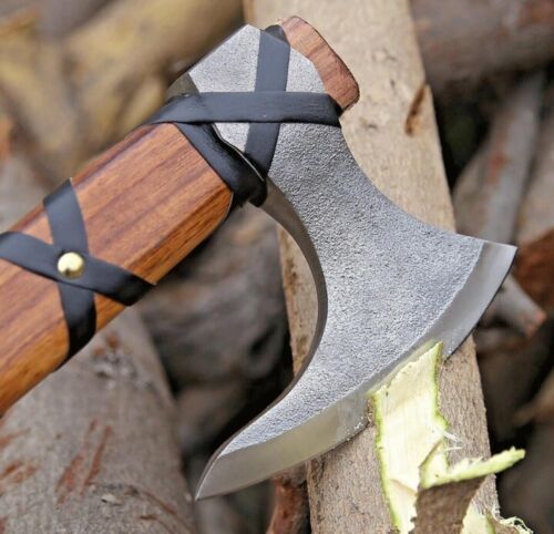 Viking Axe of Ragnar Lothbrok Hunting Axe 20" Rose Wood Handle