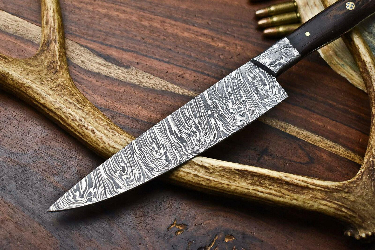 Premium Hand Forged Damascus Steel Chef Knife | Full Tang Kitchen Cutlery