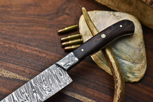 Premium Hand Forged Damascus Steel Chef Knife | Full Tang Kitchen Cutlery