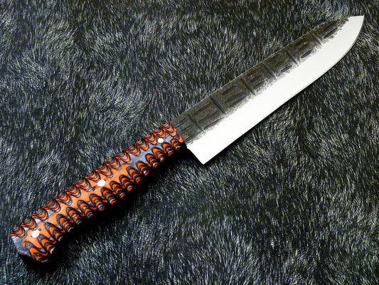 12" Professional Handmade High Carbon Damascus Steel Kitchen Chef Camping Hunting Knive