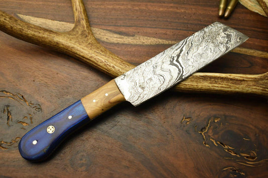 Premium Handmade Damascus Steel Cooking Knife | Razor Sharp Edge