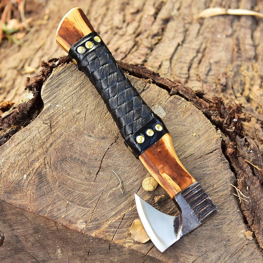 Viking Throwing Axe | Handmade Carbon Steel Outdoor Hunting & Camping Tomahawk