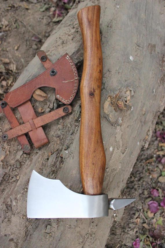 Custom Hand-Forged 5160 Steel Viking Spikes Hawk Tomahawk | Tactical Combat Survival Axe