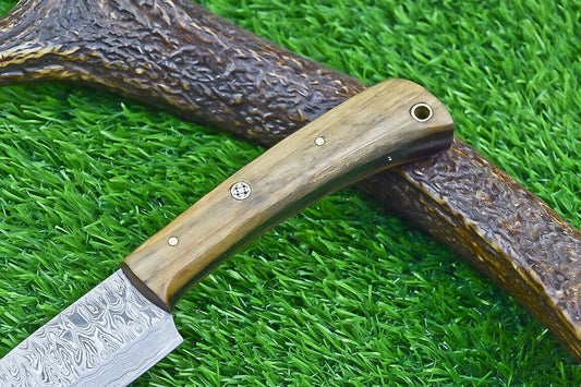 Stunning Hand Forged Damascus Steel Blade Kitchen Chef Knife – Kitchen & Hunting Knife