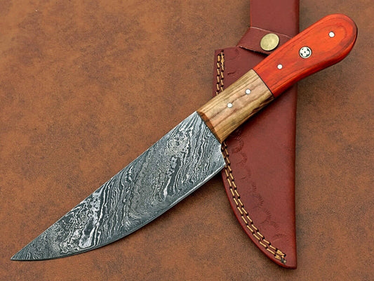 Custom Handmade Damascus Steel Chef Knife – BBQ Special Cooking Knife