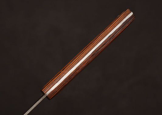 Custom Handmade Full Tang Damascus Steel Chef Knife 8" Blade Pakka Wood Handle