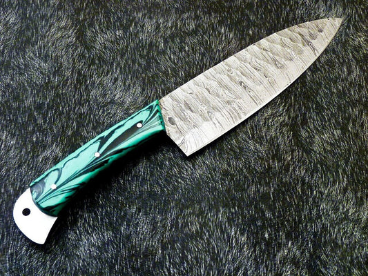 12" Professional Damascus Steel Chef Knife | Resin Handle
