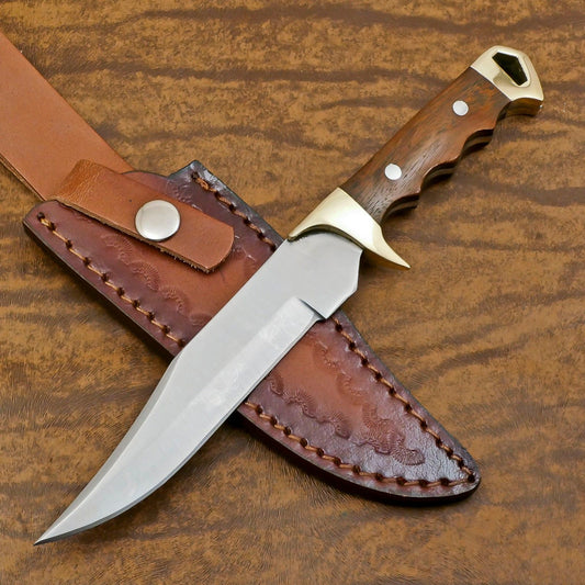 Vanguard 12-Inch D2 Steel Full Tang Bowie Hunting Sport Knife