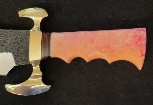 Custom 12-Inch Handmade D2 Steel Big Bowie Hunting Knife – Knife Expert Edition