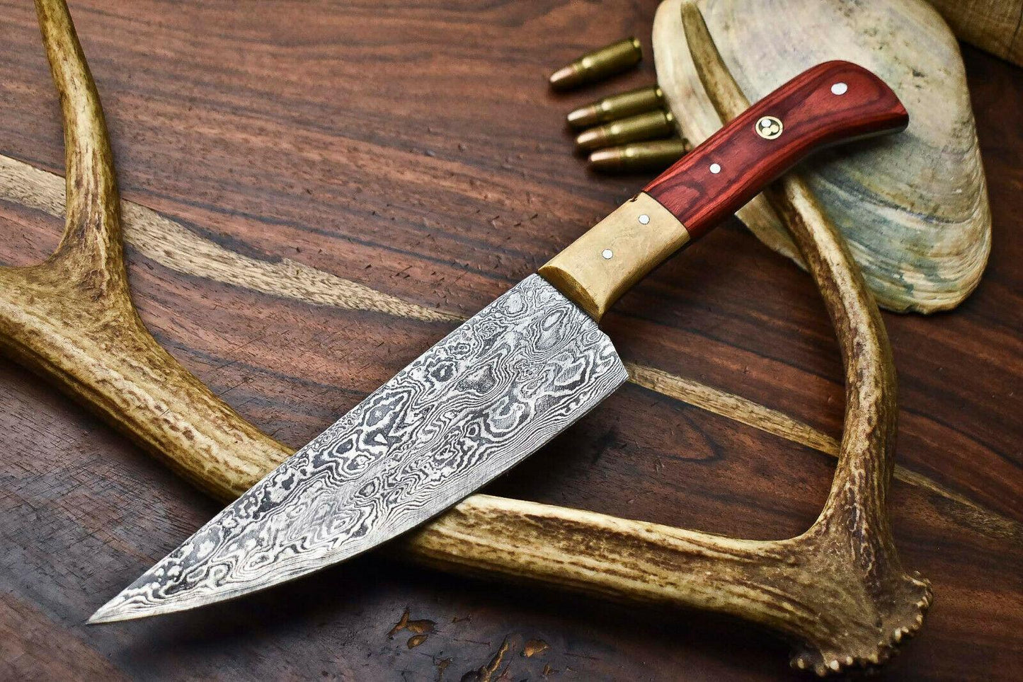 Hand Forged Damascus Steel Kitchen Chef Knife – Full Tang