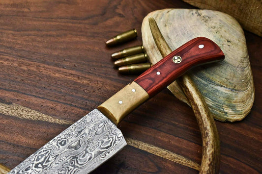 Hand Forged Damascus Steel Kitchen Chef Knife – Full Tang