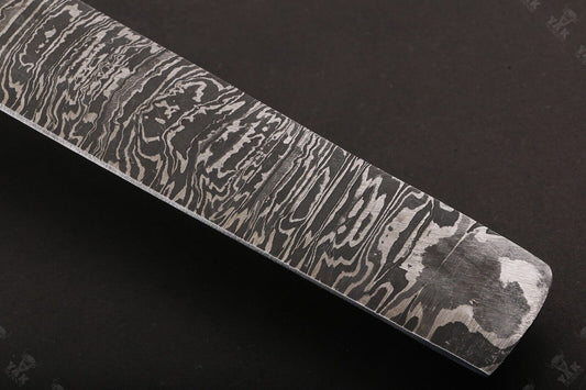 16" Custom Hand Forged Fire Damascus Steel Brisket Knife for Kitchen Knive