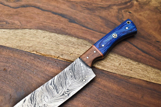 Handmade Damascus Steel Blade Chef Knife – Full Tang