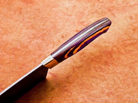 14" Professional Chef Kitchen Knife Damascus Blade "HARD WOOD"