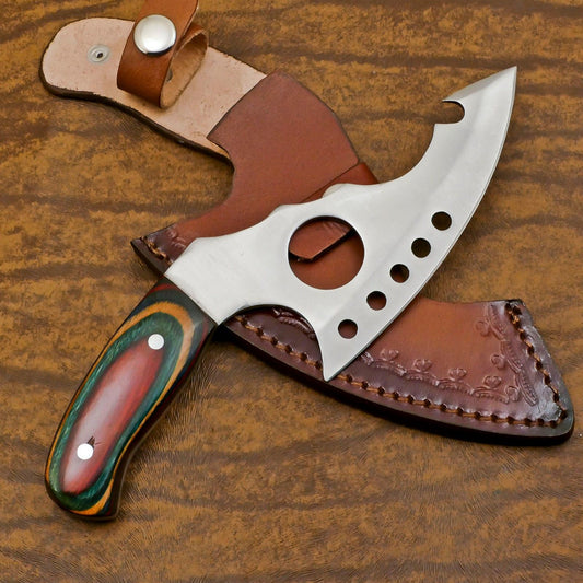 Handcrafted 12-Inch D2 Steel Full Tang Jumbo Bowie Hunting & Camping Knife