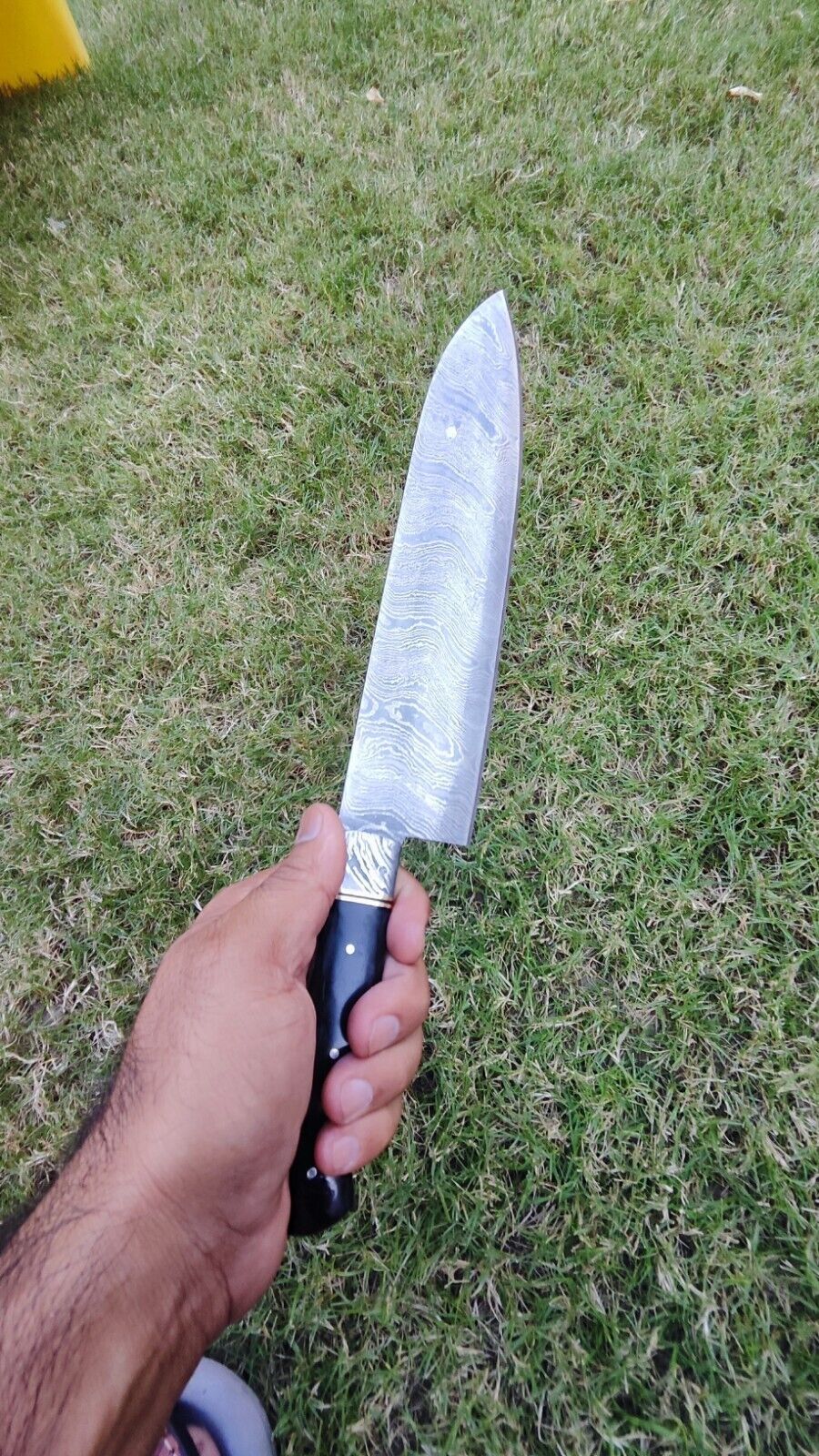 Premium Handmade Damascus Steel Chef Fillet Knife | Full Tang Kitchen Knife with Micarta Handle