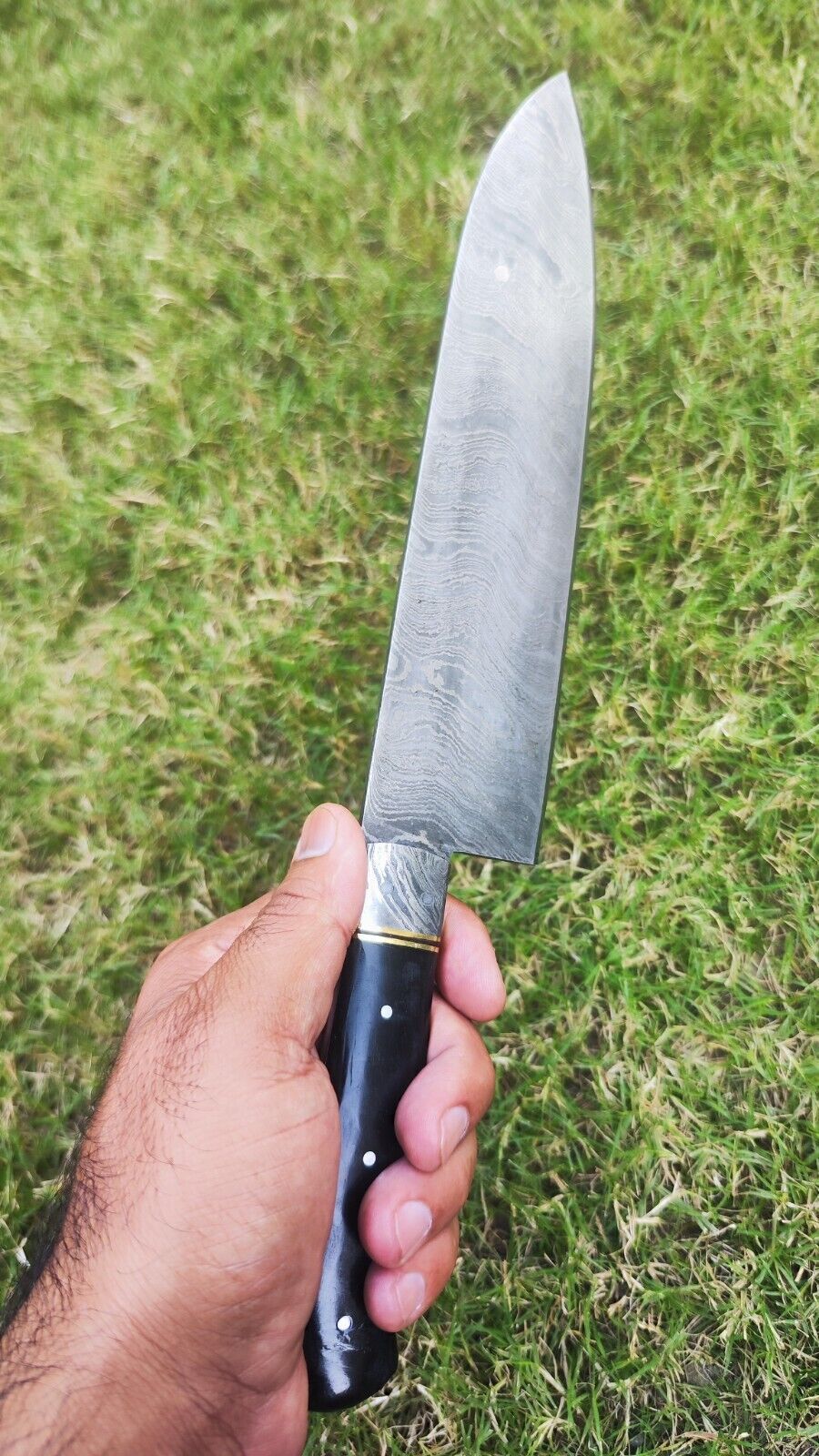 Premium Handmade Damascus Steel Chef Fillet Knife | Full Tang Kitchen Knife with Micarta Handle