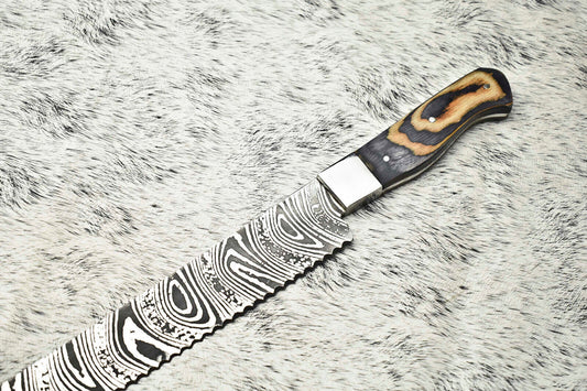 Fine Handmade Damascus Steel Blade Chef Knife – Full Tang Sport Knife