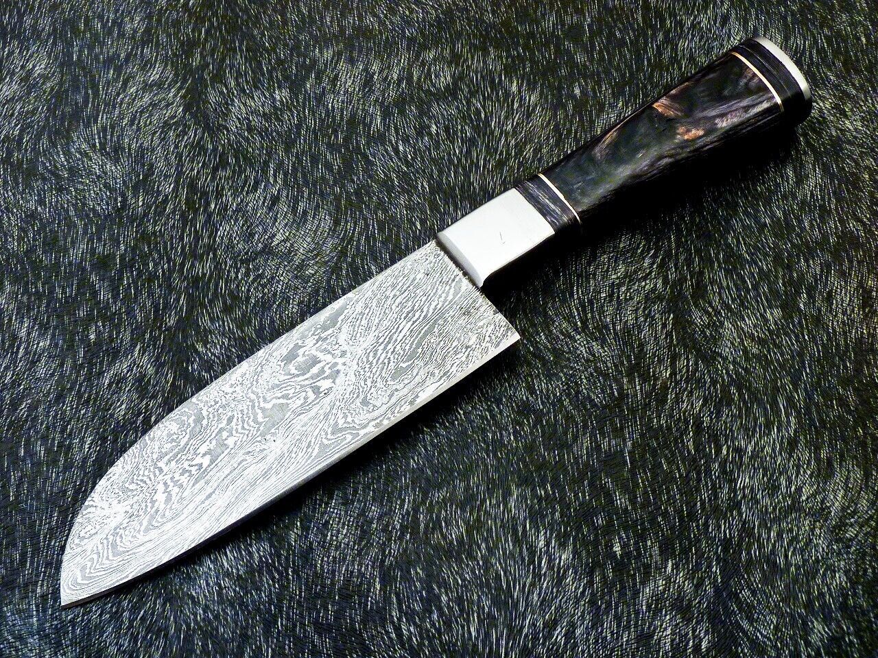 11" Hand Forged Damascus Steel Chef Knife Kitchen Knife with Hardwood Handle