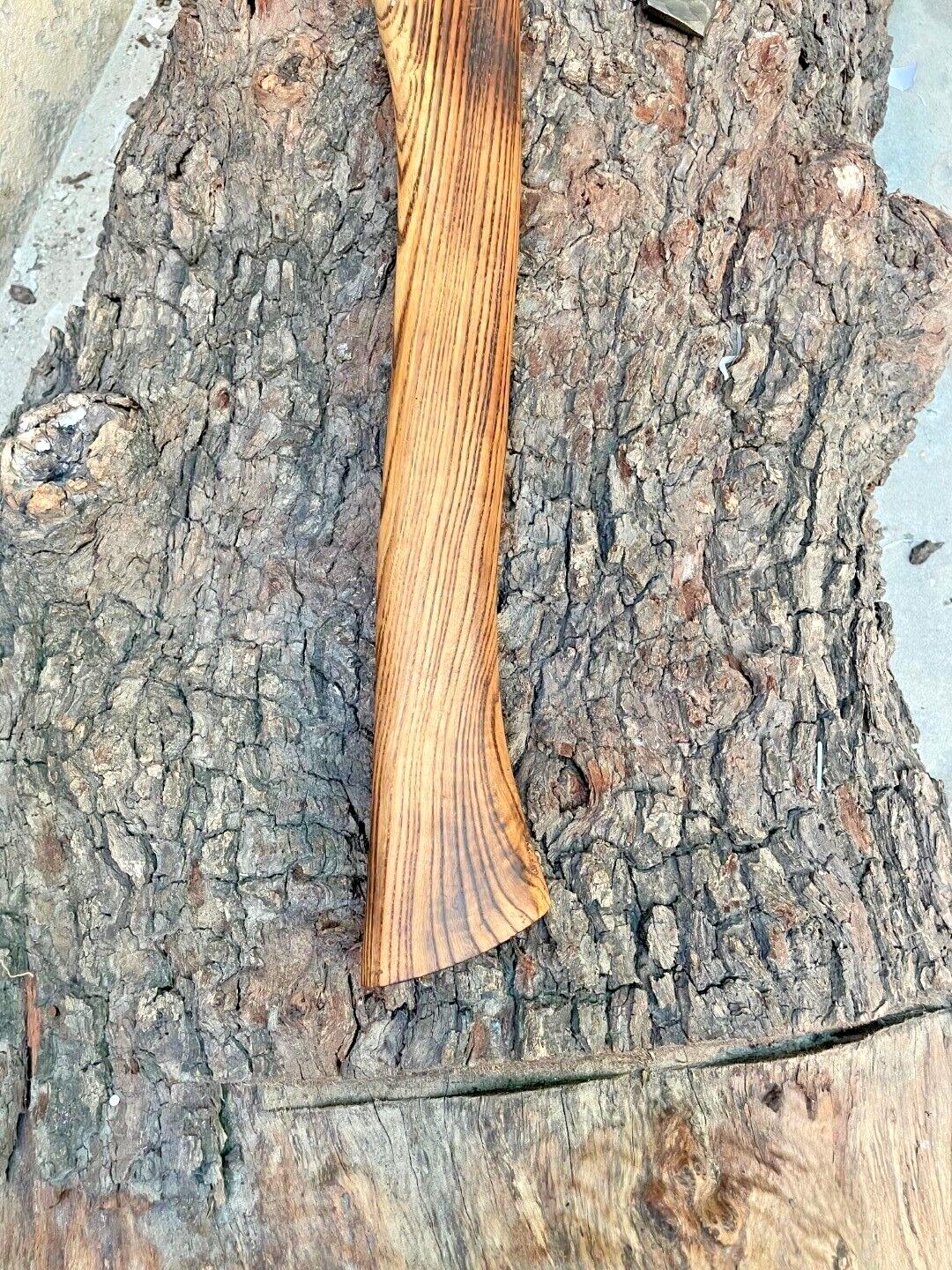 Custom Forged Viking Bushcraft Camping Axe High Carbon Steel with Leather Cover