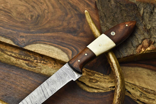 12.0" Handmade Damascus Steel Kitchen Chef Knife | Full Tang Blade