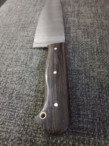 New Handmade Custom Kitchen Knife, Damascus Steel, Full Tang, Fixed Blade Chef Knife