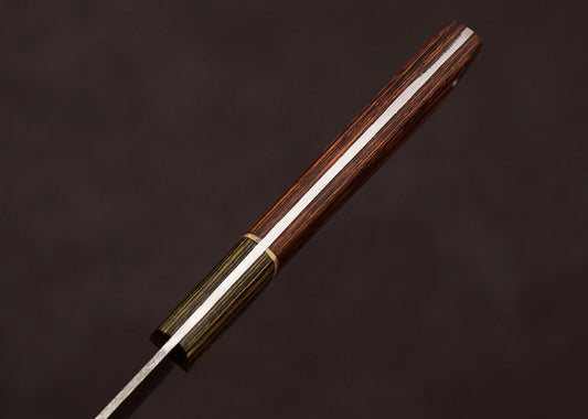 Custom Damascus Steel Chef & Hunting Knife 8" Blade with Pakka Wood Handle