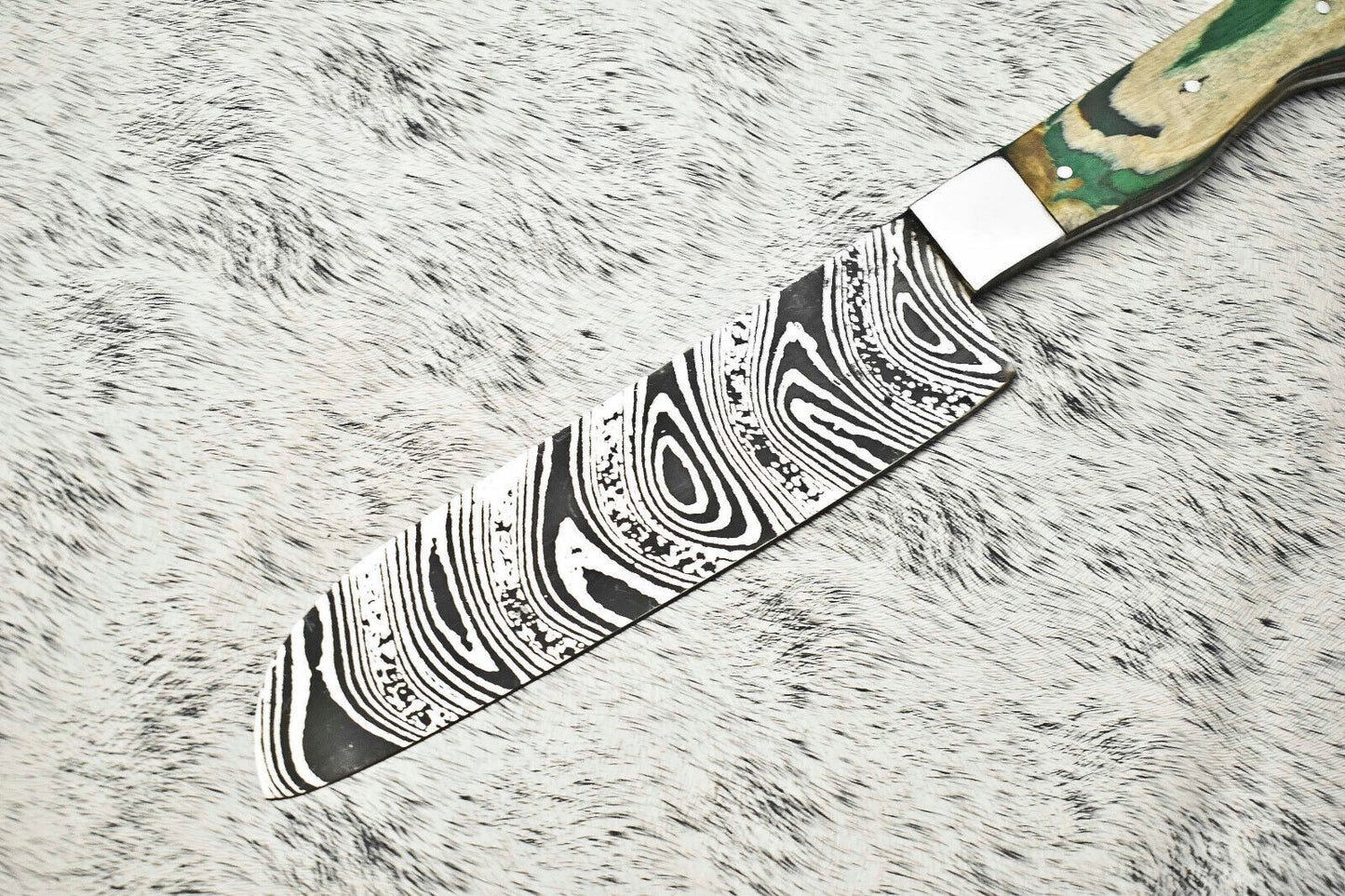 12.0" Handmade Damascus Blade Kitchen Full Tang Chef Knife – 384 Layers, High Carbon Steel
