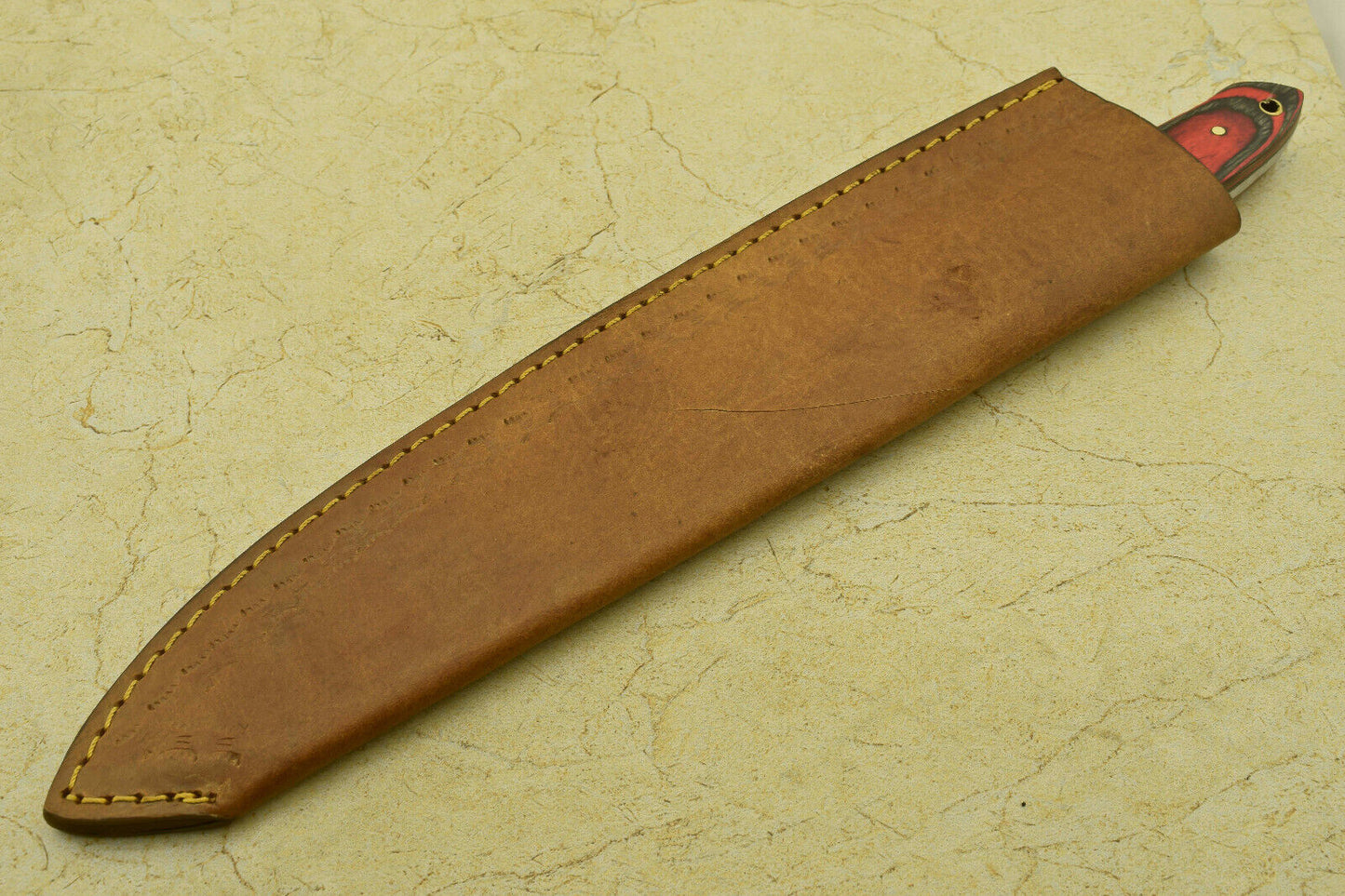 DAMASCUS STEEL CHEF KITCHEN KNIFE WITH WOOD HANDLE