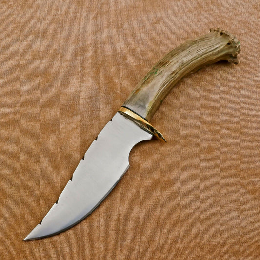 Huge Handmade D2 Clip Point Fixed Blade Hunting Bowie Knife – 12"