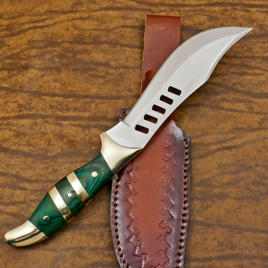 Ranger Handmade D2 Steel Full Tang Bowie Knife – 12-Inch Hunting & Camping Blade