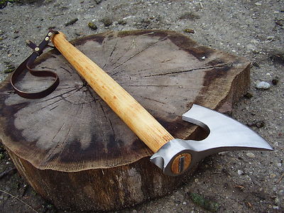 Hand Forged Viking Medieval Axe with Hardened Steel Cutting Edge – 20 Inch Handle