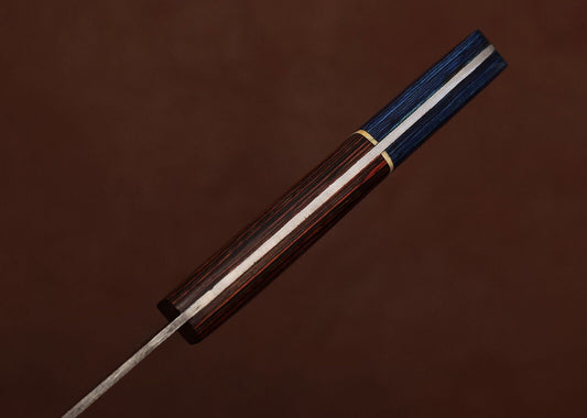 Premium Handmade Damascus Steel Chef Fillet Kitchen Knife with Pakka Wood Handle