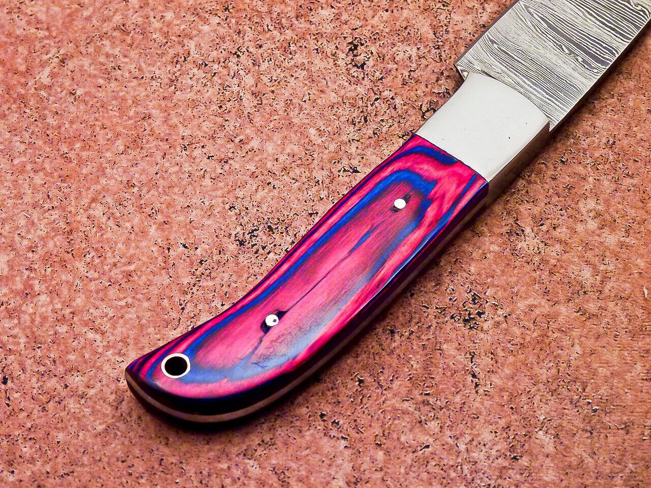 9" Professional Chef Knife Damascus Blade Kitchen Knife "HARD WOOD"