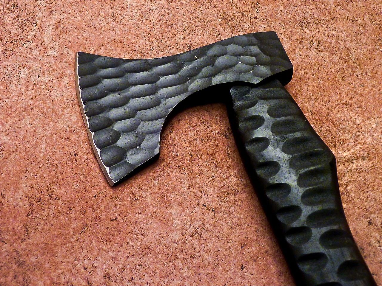 Custom Hand Forged Steel Viking Axe Camping Hatchet Tomahawk with Leather Sheath
